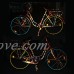 Reflective bike stickers "SafeRAD" for road safety - ORANGE - B00ZUDH24Y